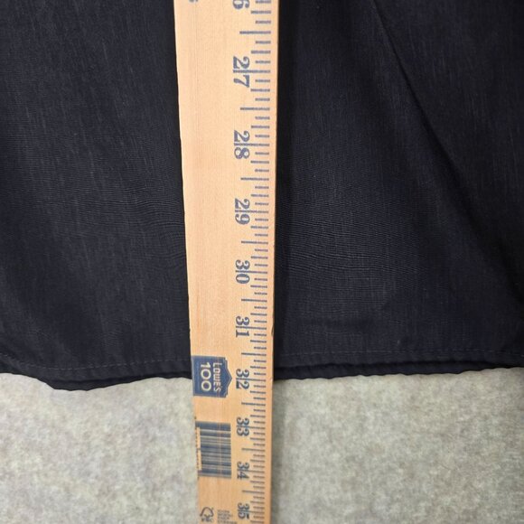 Pink Republic Womens Black Short-Sleeve Dress With Pockets Polyester Size M - Picture 7 of 8